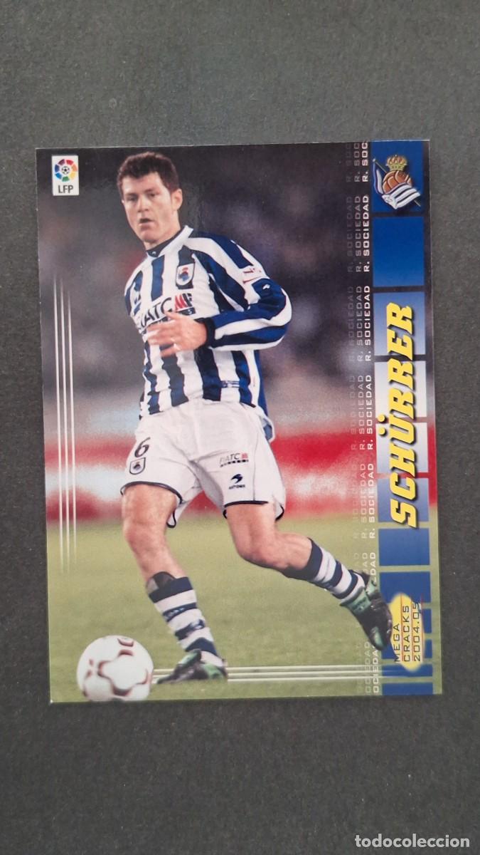 Cromos de F&uacute;tbol: L2 SCH&Uuml;RRER REAL SOCIEDAD 294 PANINI MEGACRACKS 2004 2005 04 05