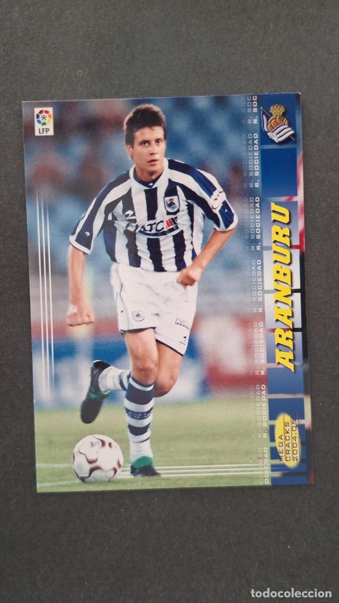 Cromos de F&uacute;tbol: L2 ARANBURU REAL SOCIEDAD 298 PANINI MEGACRACKS 2004 2005 04 05