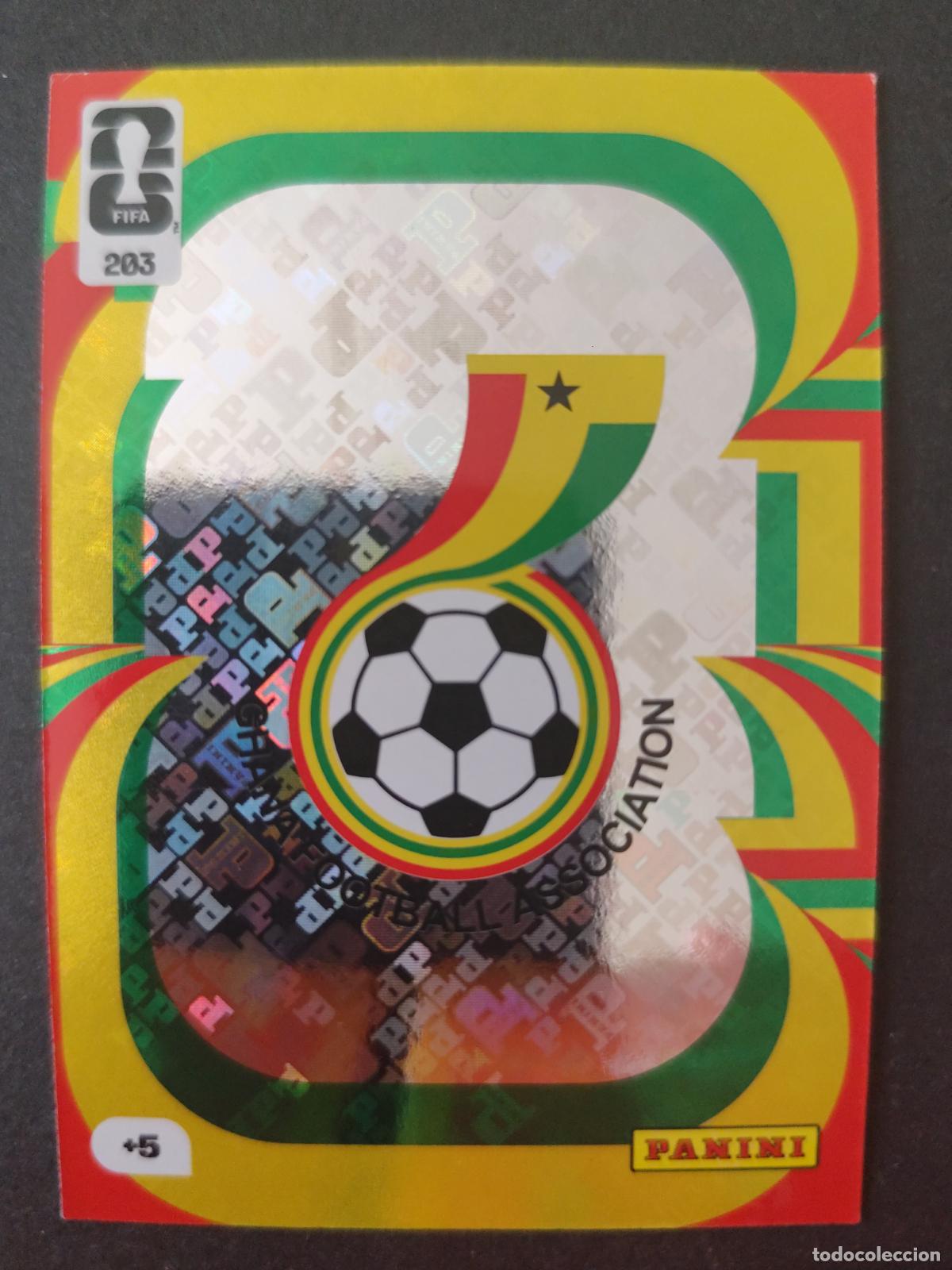 Cromos de F&uacute;tbol: 203 ESCUDO GHANA ADRENALYN MUNDIAL FIFA WORLD CUP 2026 PANINI