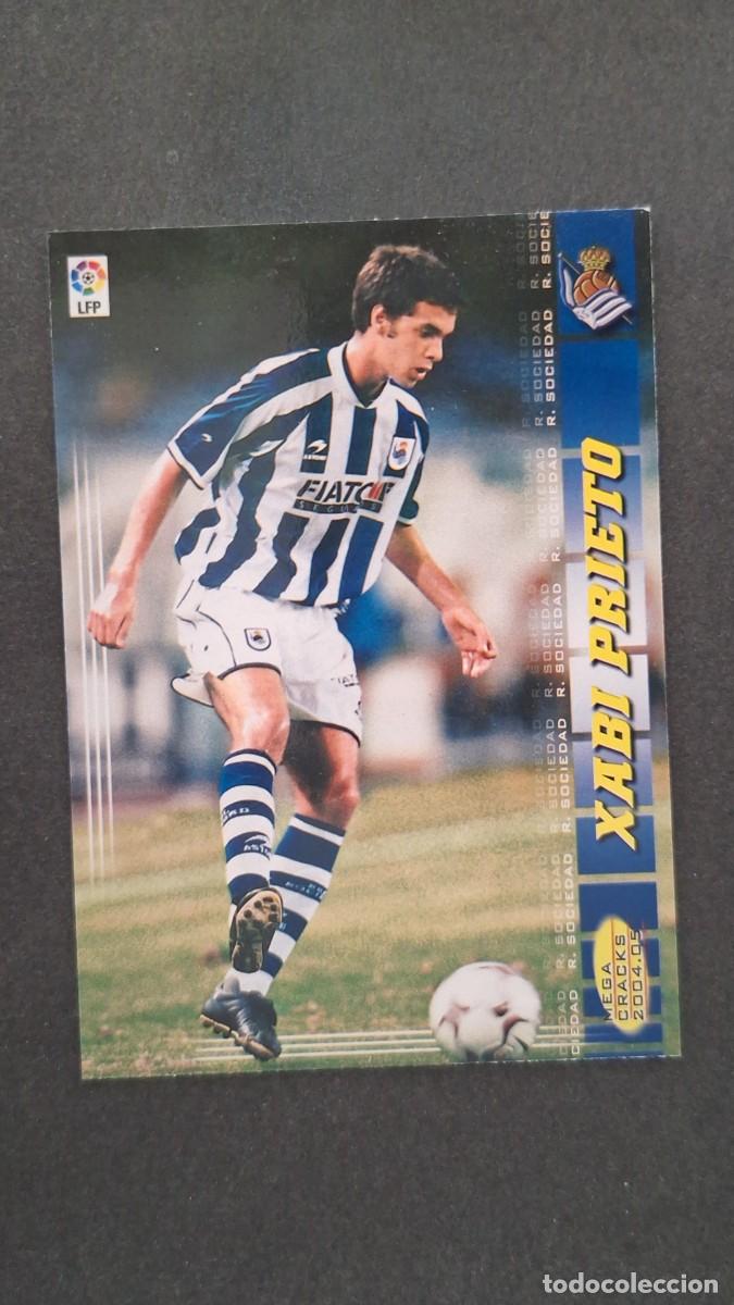 Cromos de F&uacute;tbol: L2 XABI PRIETO REAL SOCIEDAD 301 PANINI MEGACRACKS 2004 2005 04 05