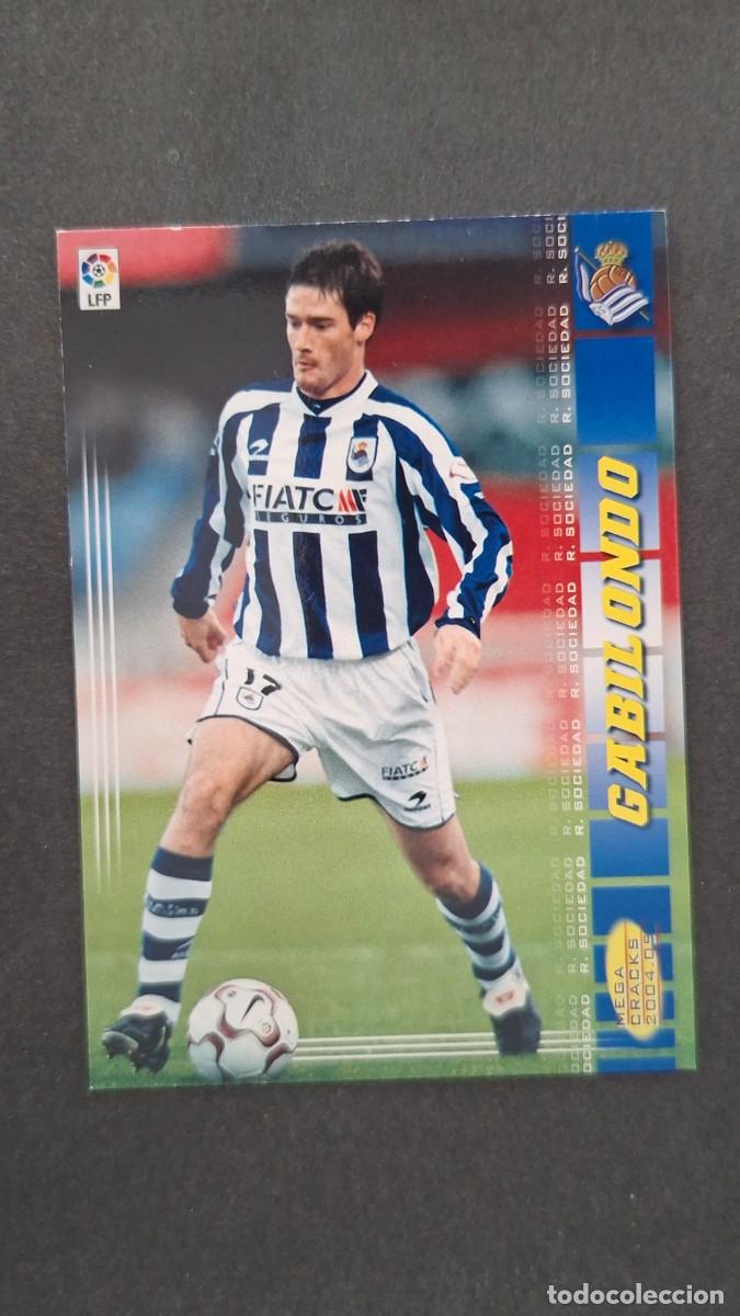 Cromos de F&uacute;tbol: L2 GABILONDO REAL SOCIEDAD 302 PANINI MEGACRACKS 2004 2005 04 05