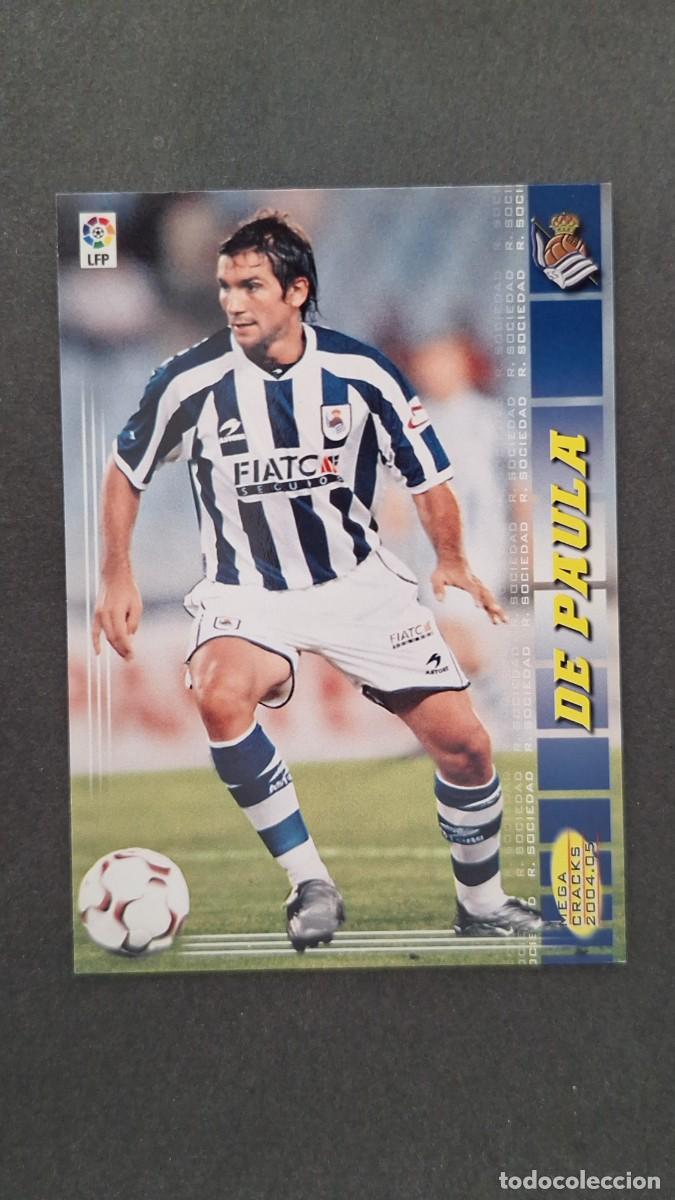 Cromos de F&uacute;tbol: L2 DE PAULA REAL SOCIEDAD 306 PANINI MEGACRACKS 2004 2005 04 05