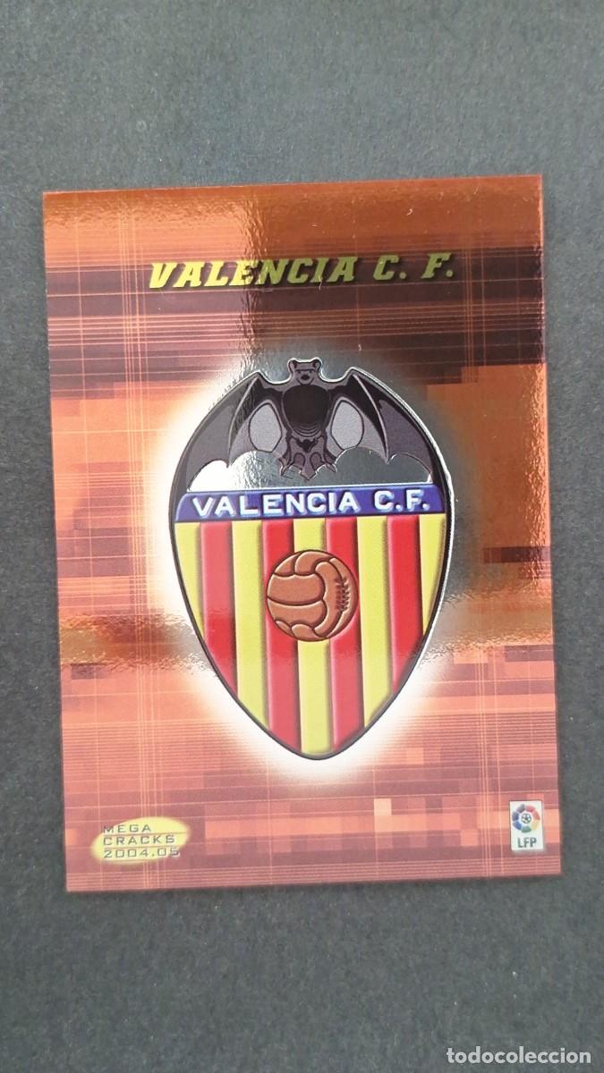 Cromos de F&uacute;tbol: L2 ESCUDO VALENCIA C. F. 307 PANINI MEGACRACKS 2004 2005 04 05