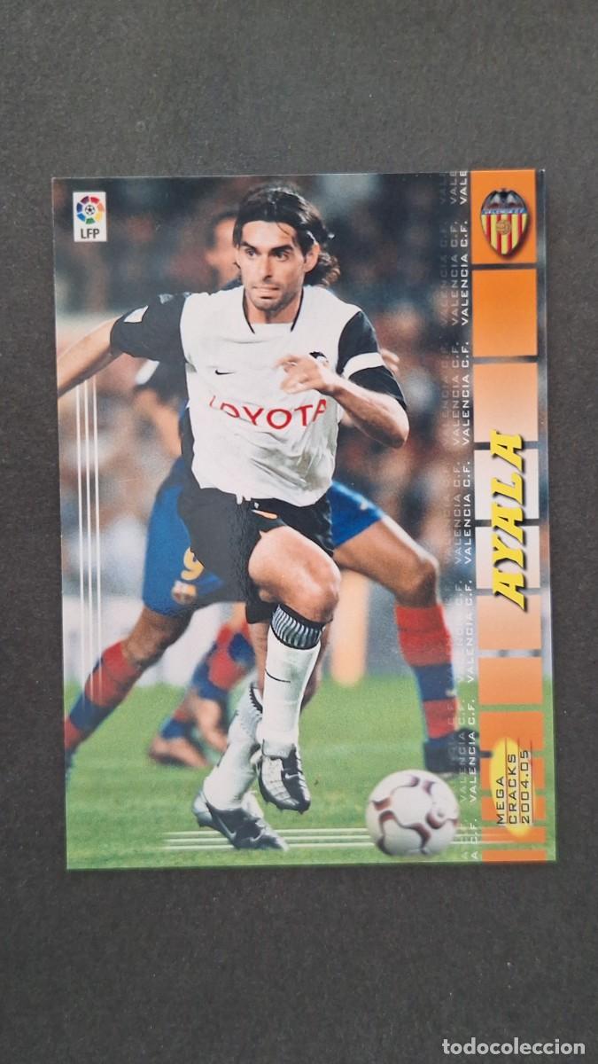 Cromos de F&uacute;tbol: L2 AYALA VALENCIA C. F. 310 PANINI MEGACRACKS 2004 2005 04 05
