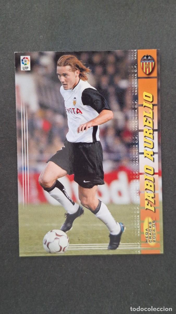 Cartes &agrave; collectionner de Football: L2 FABIO AURELIO VALENCIA C. F. 314 PANINI MEGACRACKS 2004 2005 04 05