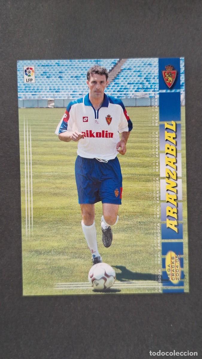 Cromos de F&uacute;tbol: L2 ARANZABAL REAL ZARAGOZA 349 PANINI MEGACRACKS 2004 2005 04 05