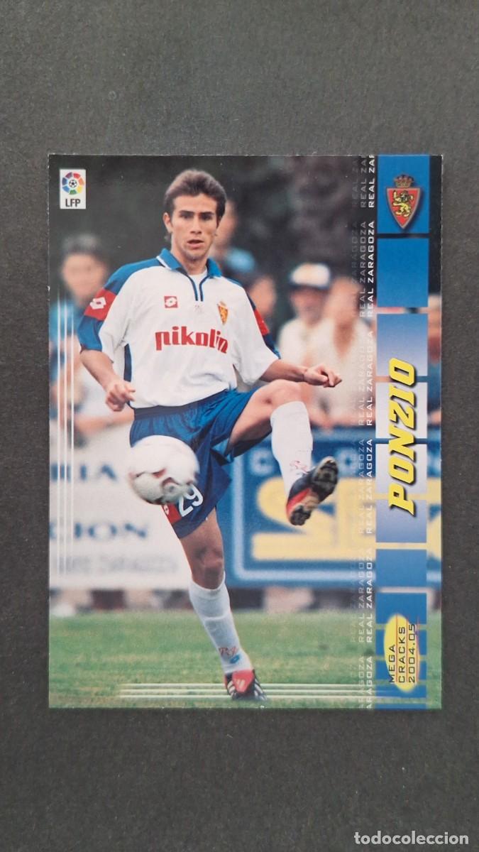 Cromos de F&uacute;tbol: L2 POZIO REAL ZARAGOZA 350 PANINI MEGACRACKS 2004 2005 04 05