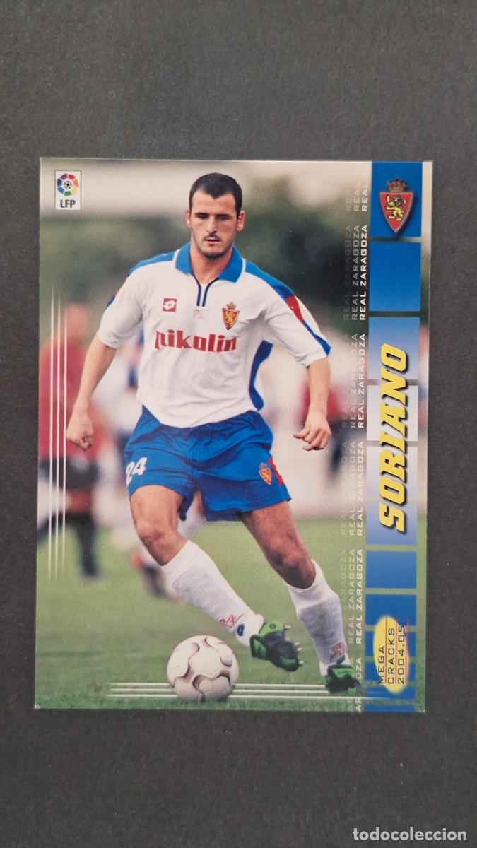 Cromos de F&uacute;tbol: L2 SORIANO REAL ZARAGOZA 351 PANINI MEGACRACKS 2004 2005 04 05