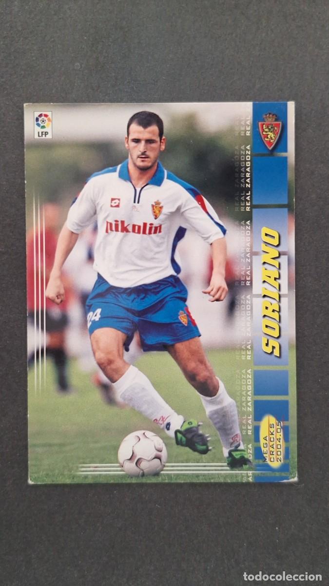 Cromos de F&uacute;tbol: L2 SORIANO REAL ZARAGOZA 351 PANINI MEGACRACKS 2004 2005 04 05