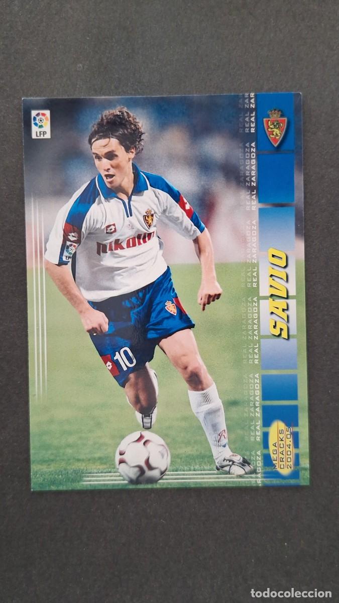 Cromos de F&uacute;tbol: L2 SAVIO REAL ZARAGOZA 357 PANINI MEGACRACKS 2004 2005 04 05