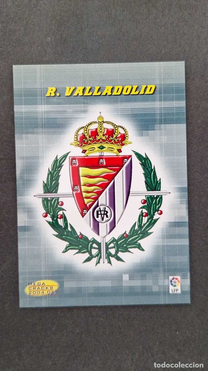 Cromos de F&uacute;tbol: L2 ESCUDO REAL VALLADOLID SEGUNDA 2&ordf; DIVISION 415 PANINI MEGACRACKS 2004 2005 04 05