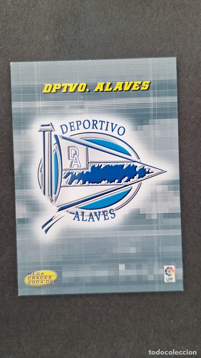 Cromos de F&uacute;tbol: L2 ESCUDO DEPORTIVO ALAVES SEGUNDA 2&ordf; DIVISION 418 PANINI MEGACRACKS 2004 2005 04 05