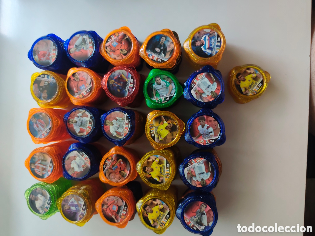 Cromos de F&uacute;tbol: 250 TAZOS LIGA KRAKS 2007 2008