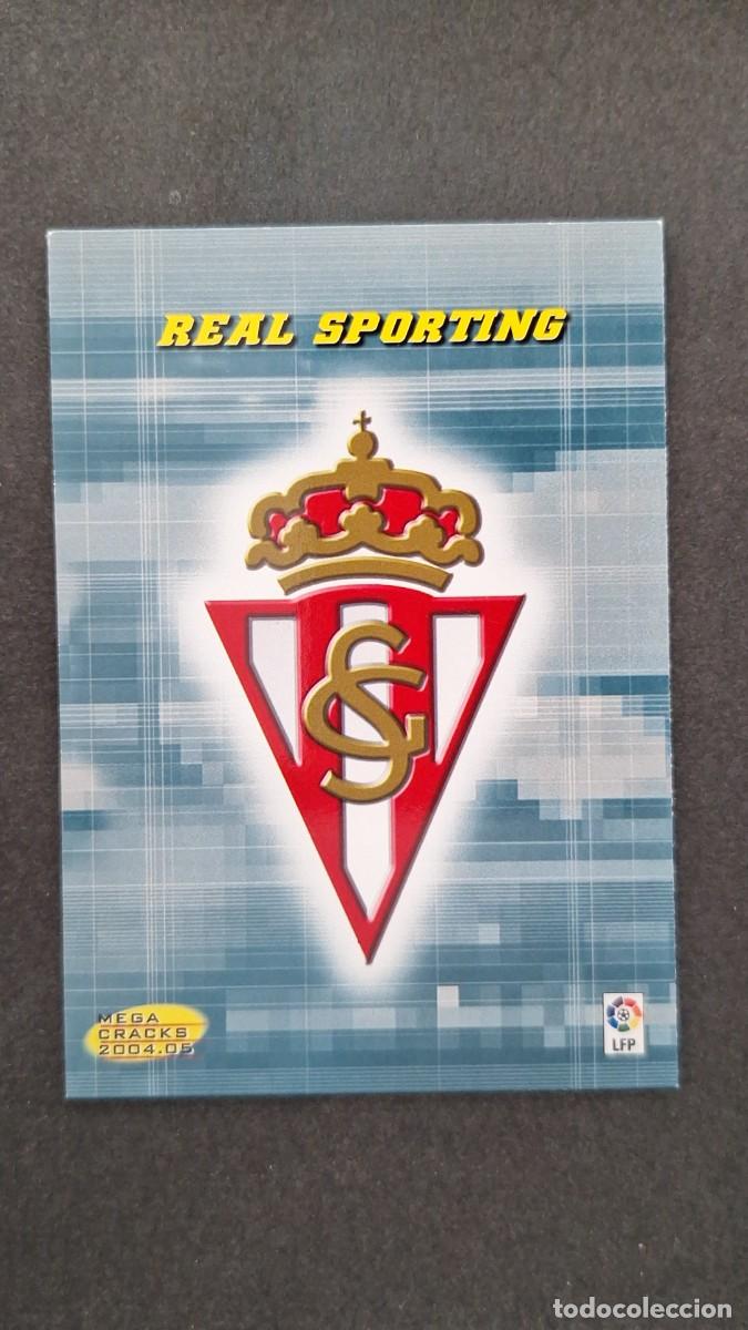 Cromos de F&uacute;tbol: L2 ESCUDO SPORTING DE GIJON SEGUNDA 2&ordf; DIVISION 419 PANINI MEGACRACKS 2004 2005 04 05