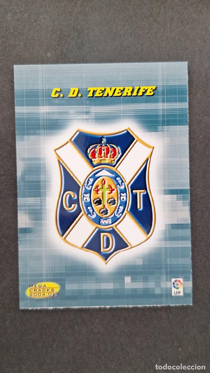 Cromos de F&uacute;tbol: L2 ESCUDO C. D. TENERIFE SEGUNDA 2&ordf; DIVISION 422 PANINI MEGACRACKS 2004 2005 04 05