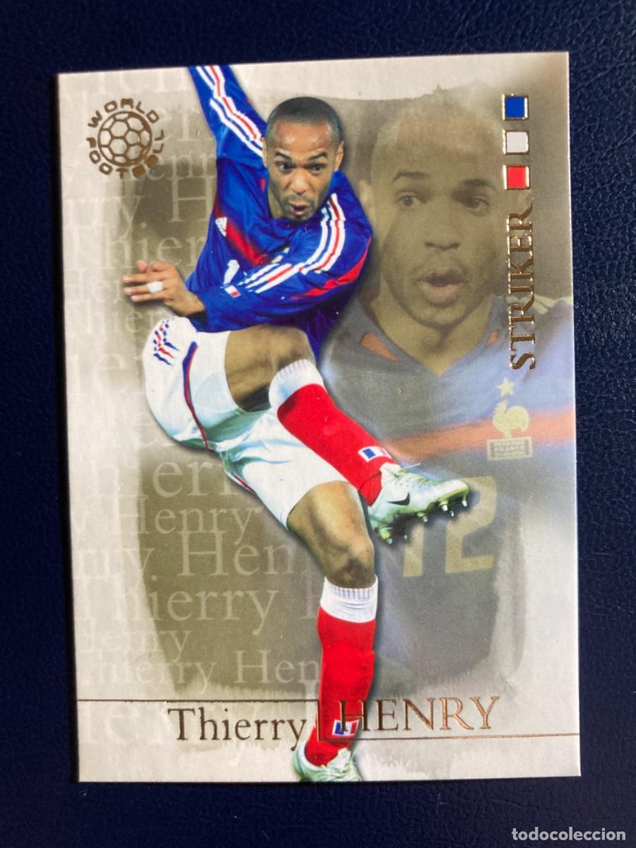 Cromos de F&uacute;tbol: 43 Thierry Henry - Francia - World Football 2004 - Futera