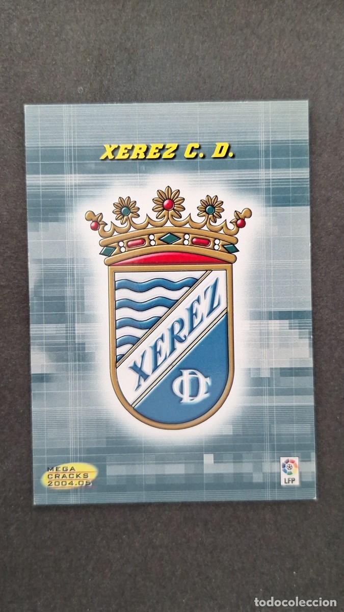 Cromos de F&uacute;tbol: L2 ESCUDO JEREZ XEREZ C. D. SEGUNDA 2&ordf; DIVISION 423 PANINI MEGACRACKS 2004 2005 04 05