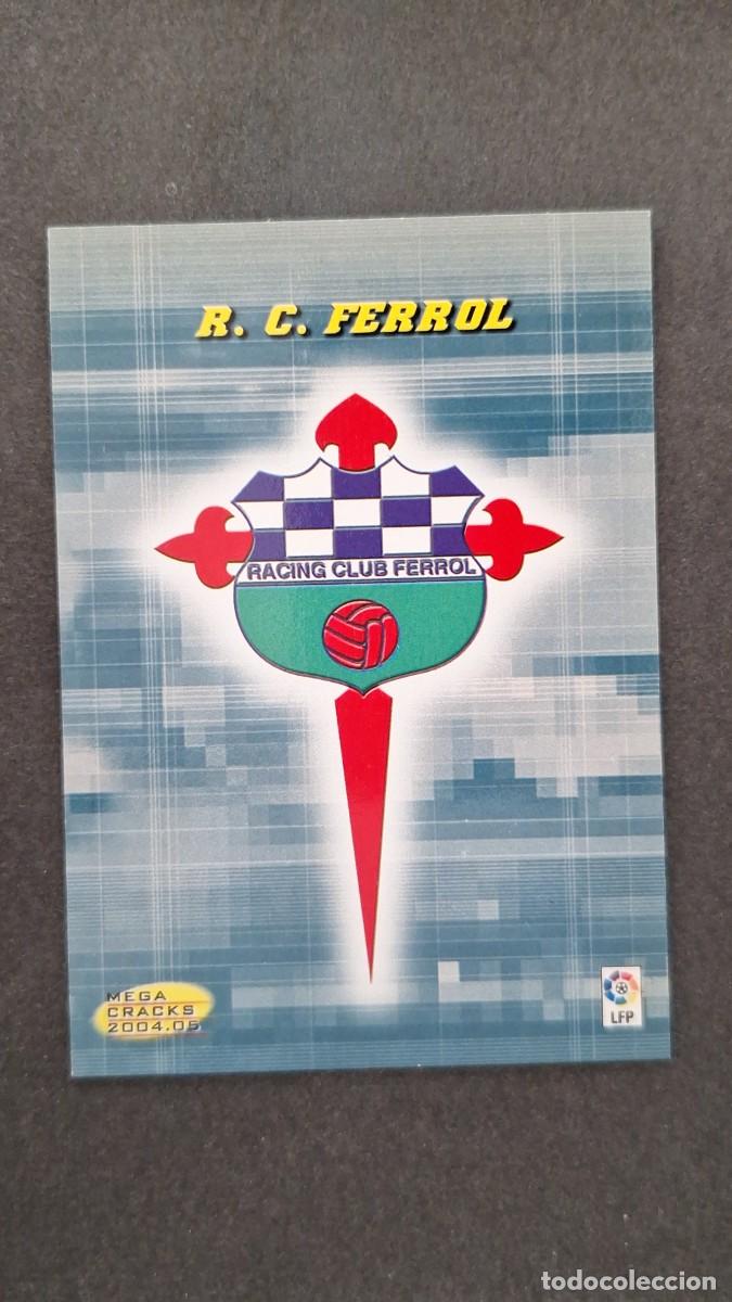 Cromos de F&uacute;tbol: L2 ESCUDO RACING CLUB DE FERROL SEGUNDA 2&ordf; DIVISION 435 PANINI MEGACRACKS 2004 2005 04 05