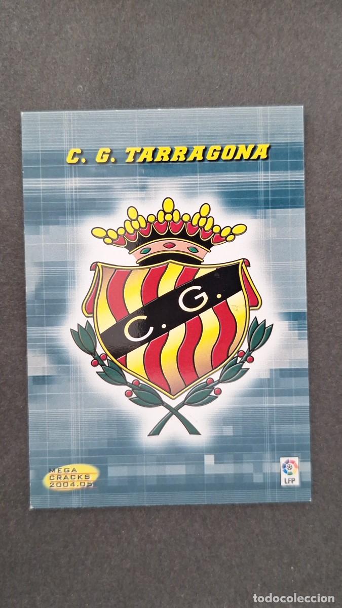 Cromos de F&uacute;tbol: L2 ESCUDO GIMNASTICA DE TARRAGONA SEGUNDA 2&ordf; DIVISION 436 PANINI MEGACRACKS 2004 2005 04 05