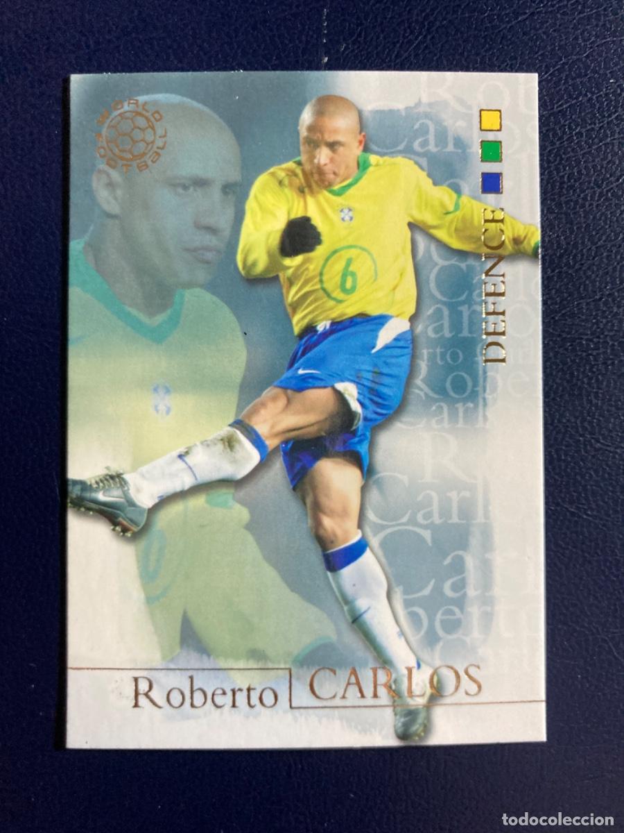 Cromos de F&uacute;tbol: 5 Roberto Carlos - Brasil - Futera World Football 2004
