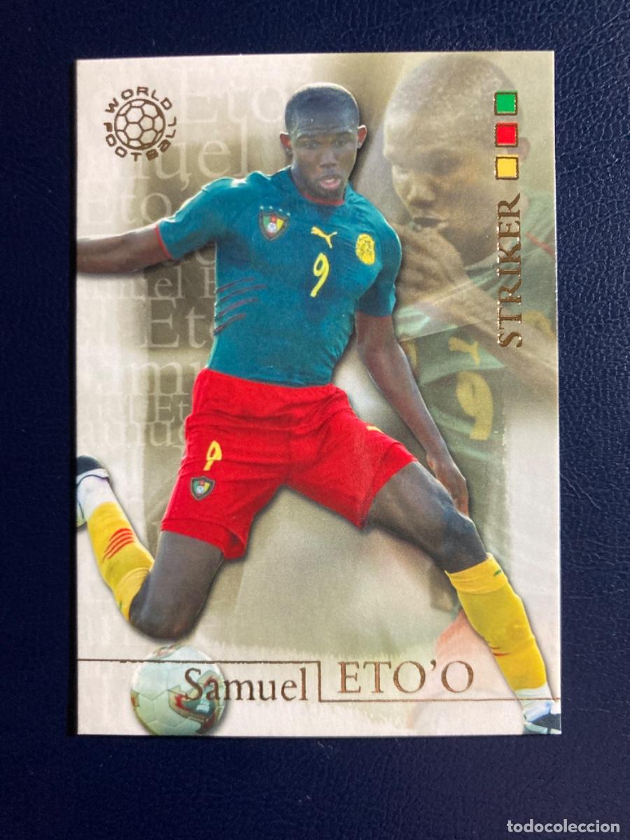 Cromos de F&uacute;tbol: 42 Samuel Eto&rsquo;o - Camer&uacute;n - World Football 2004 - Futera