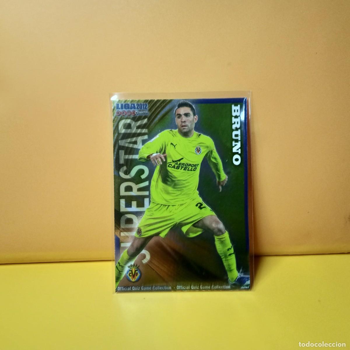 Cromos de F&uacute;tbol: MUNDICROMO 2011 2012 11 12 BRILLO LISO SUPERSTAR VILLARREAL C.F BRUNO 105
