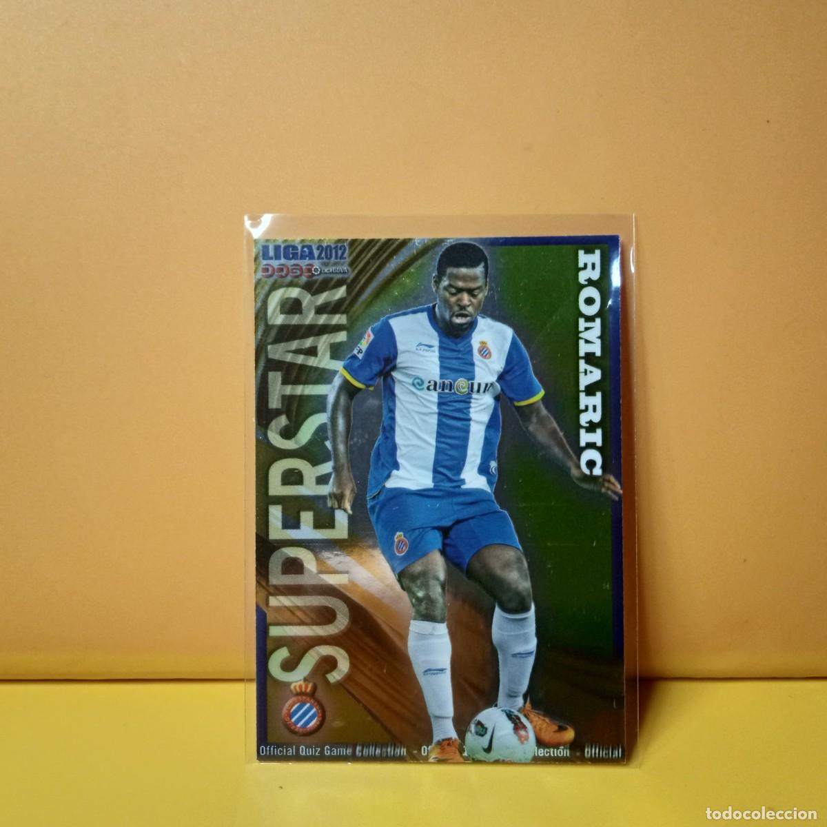 Cromos de F&uacute;tbol: MUNDICROMO 2011 2012 11 12 BRILLO LISO SUPERSTAR R.C.D ESPANYOL ROMARIC 215