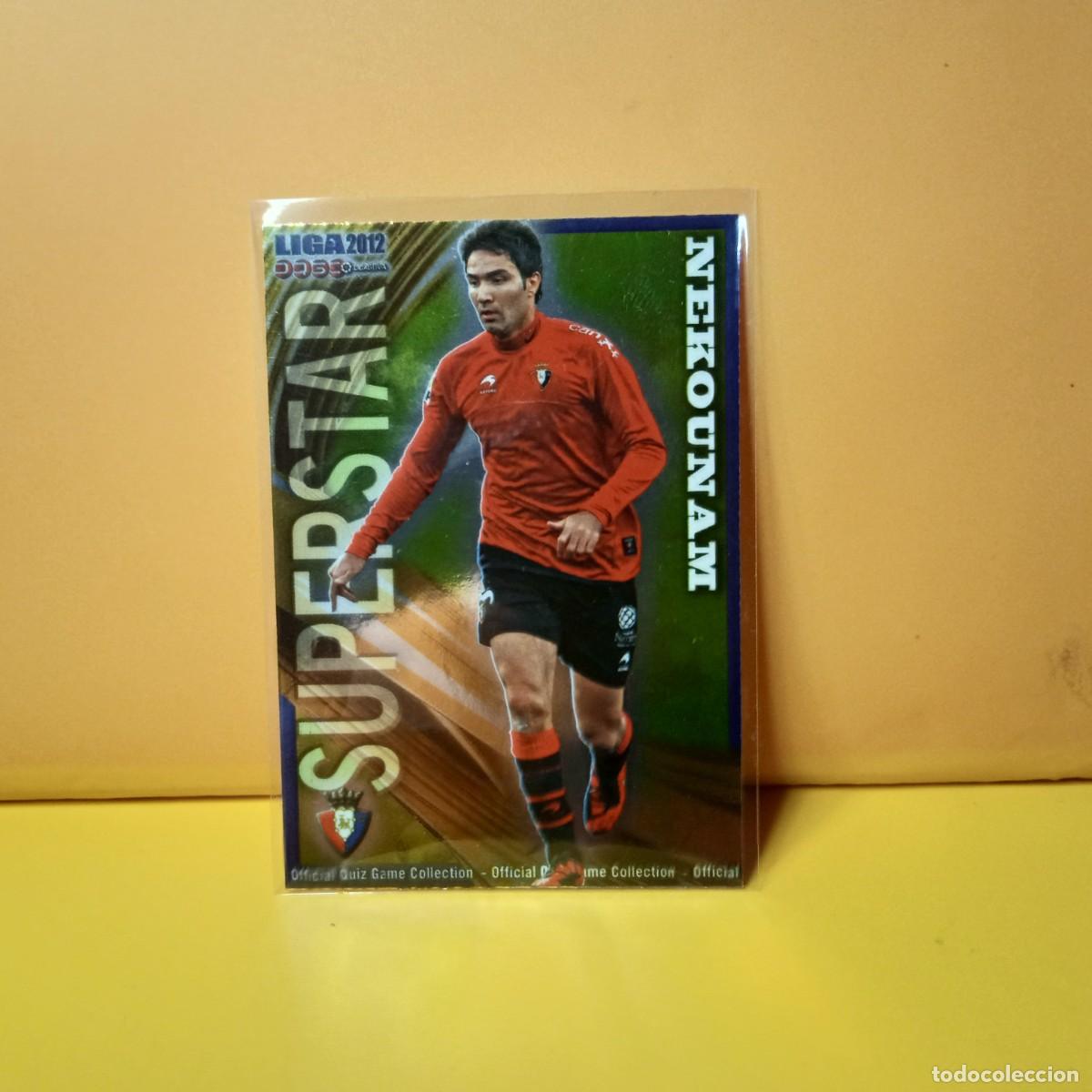 Cromos de F&uacute;tbol: MUNDICROMO 2011 2012 11 12 BRILLO LISO SUPERSTAR C AT OSASUNA NEKOUNAM 241