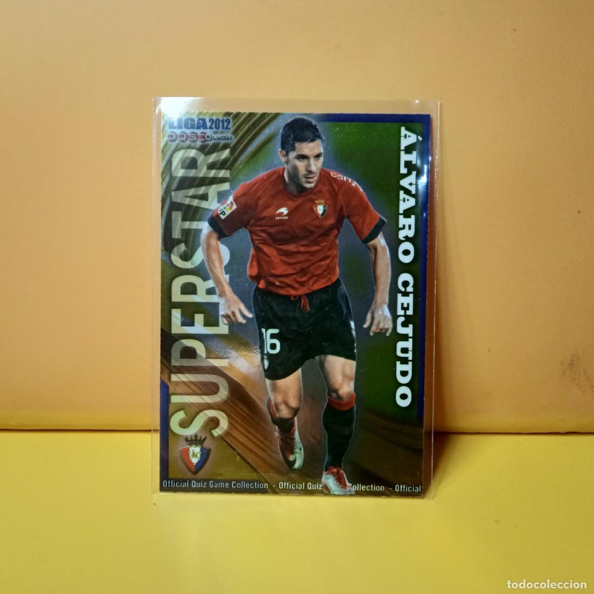 Cromos de F&uacute;tbol: MUNDICROMO 2011 2012 11 12 BRILLO LISO SUPERSTAR C AT OSASUNA &Aacute;LVARO CEJUDO 242
