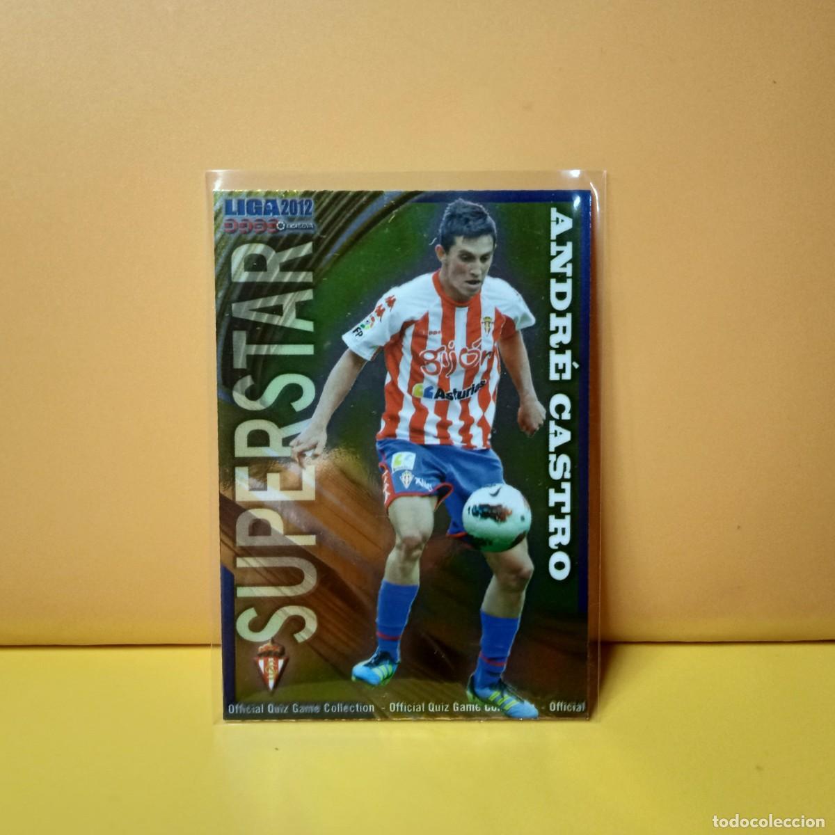 Cromos de F&uacute;tbol: MUNDICROMO 2011 2012 11 12 BRILLO LISO SUPERSTAR SPORTING DE GIJ&Oacute;N ANDR&Eacute; CASTRO 269