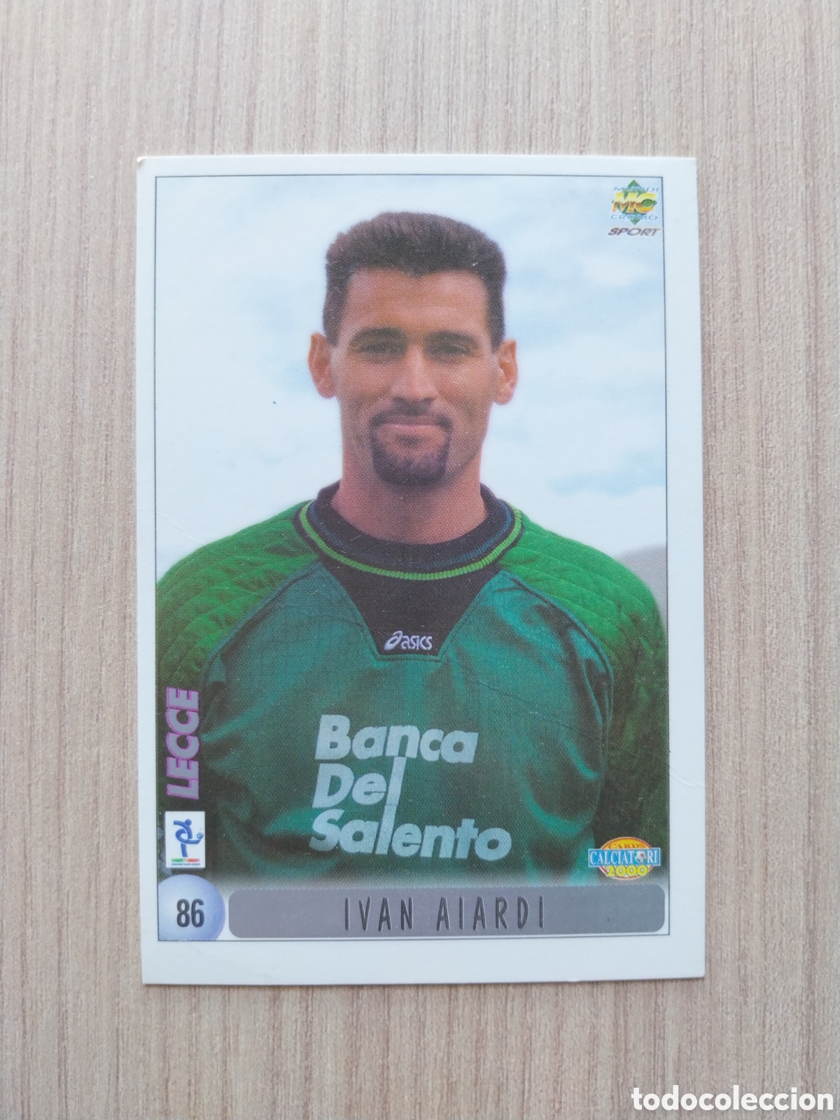 Cromos de F&uacute;tbol: IVAN AIARDI DE SOUZA JAUREZ N&deg; 86 CALCIATORI 1999 2000 99 00 LECCE MUNDICROMO ITALIA FUTBOL LIGA