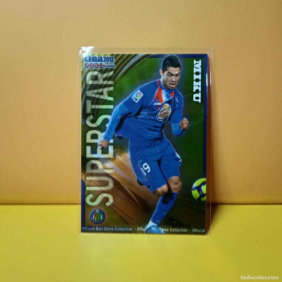 Cromos de F&uacute;tbol: MUNDICROMO 2011 2012 11 12 BRILLO LISO SUPERSTAR GETAFE C.F MIKU 431