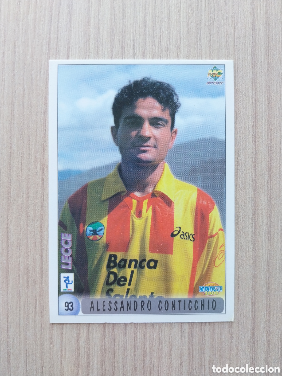 Cromos de F&uacute;tbol: ALESSANDRO CONTICCHIO DAVID SESA N&deg;93 CALCIATORI 1999 2000 99 00 LECCE MUNDICROMO ITALIA FUTBOL LIGA