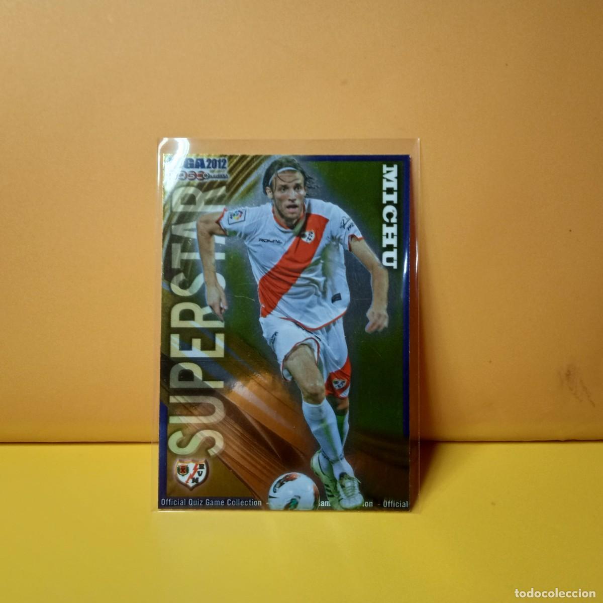 Cromos de F&uacute;tbol: MUNDICROMO 2011 2012 11 12 BRILLO LISO SUPERSTAR RAYO VALLECANO MICHU 511