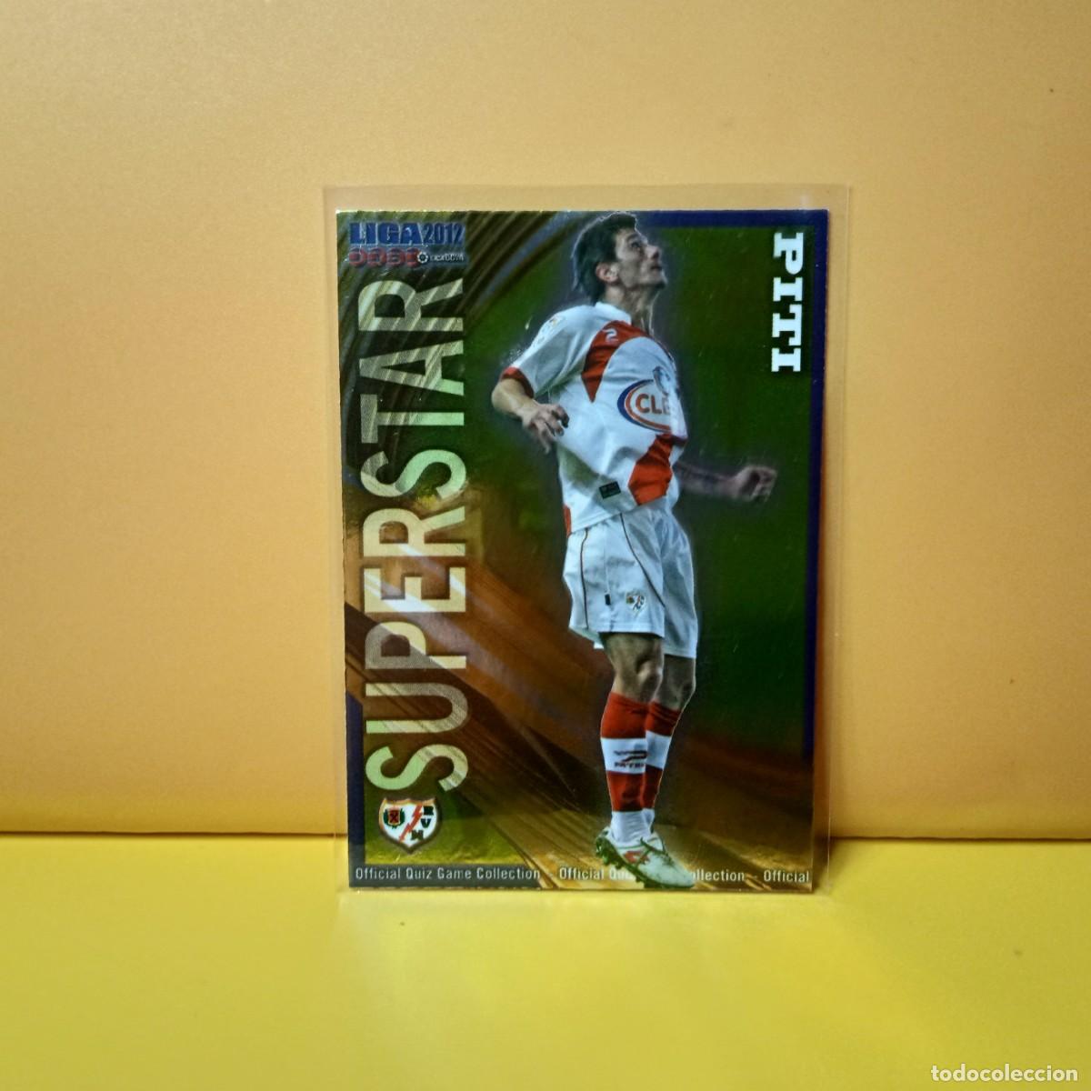 Cromos de F&uacute;tbol: MUNDICROMO 2011 2012 11 12 BRILLO LISO SUPERSTAR RAYO VALLECANO PITI 513
