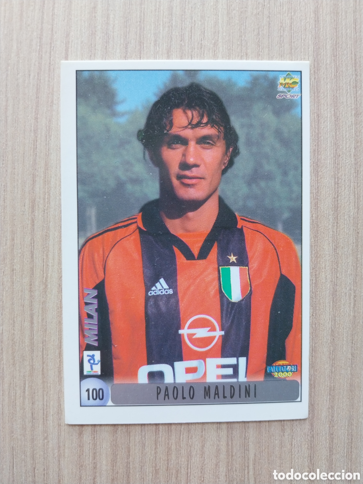 Cromos de F&uacute;tbol: PAOLO MALDINI MASSIMO AMBROSINI N&deg;100 CALCIATORI 1999 2000 99 00 MIL&Aacute;N MUNDICROMO ITALIA FUTBOL LIGA
