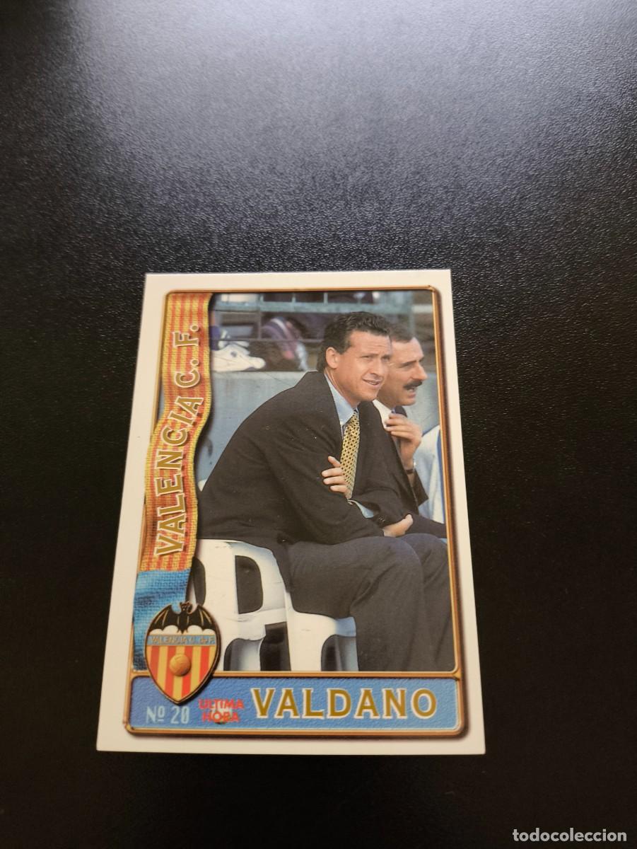 Cromos de F&uacute;tbol: 20 VALDANO VALENCIA ULTIMA HORA II UH II MUNDICROMO FICHAS LIGA 1996 1997 96 97 NO PANINI ESTE
