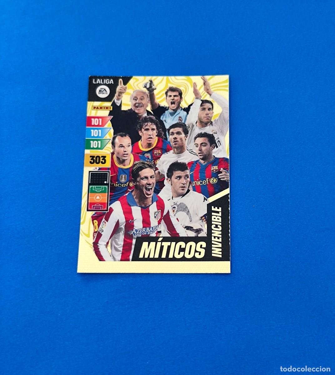 Cromos de F&uacute;tbol: Adrenalyn 2023 2024 / 23 24 M&iacute;ticos Invencible