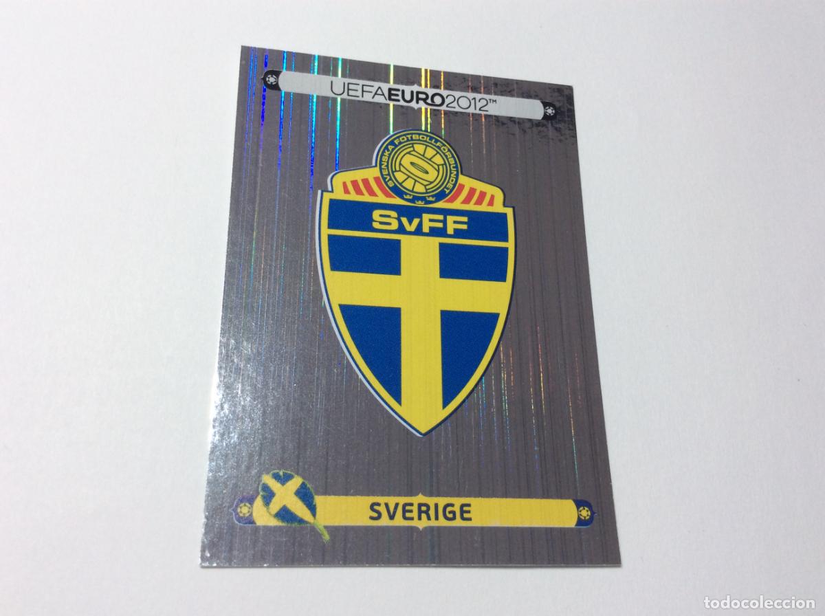 Cromos de F&uacute;tbol: 427 Escudo Suecia UEFA EURO 2012 PANINI
