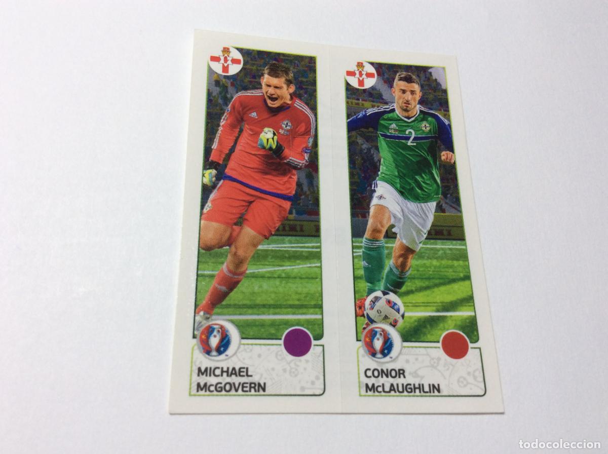 Cromos de F&uacute;tbol: 320 Michael McGovern / Conor McLaughlin UEFA EURO 2016 PANINI