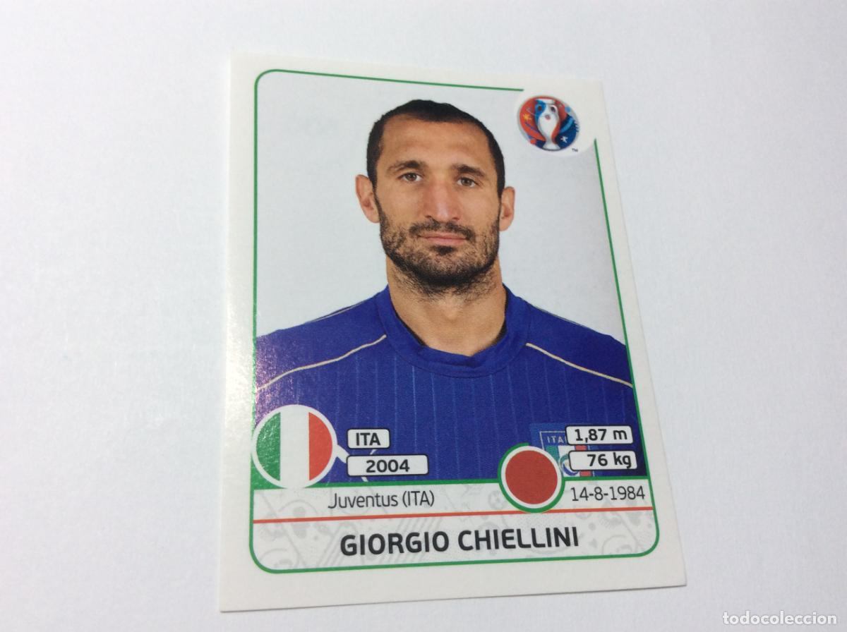Cromos de F&uacute;tbol: 500 Giorgio Chiellini Italia UEFA EURO 2016 PANINI