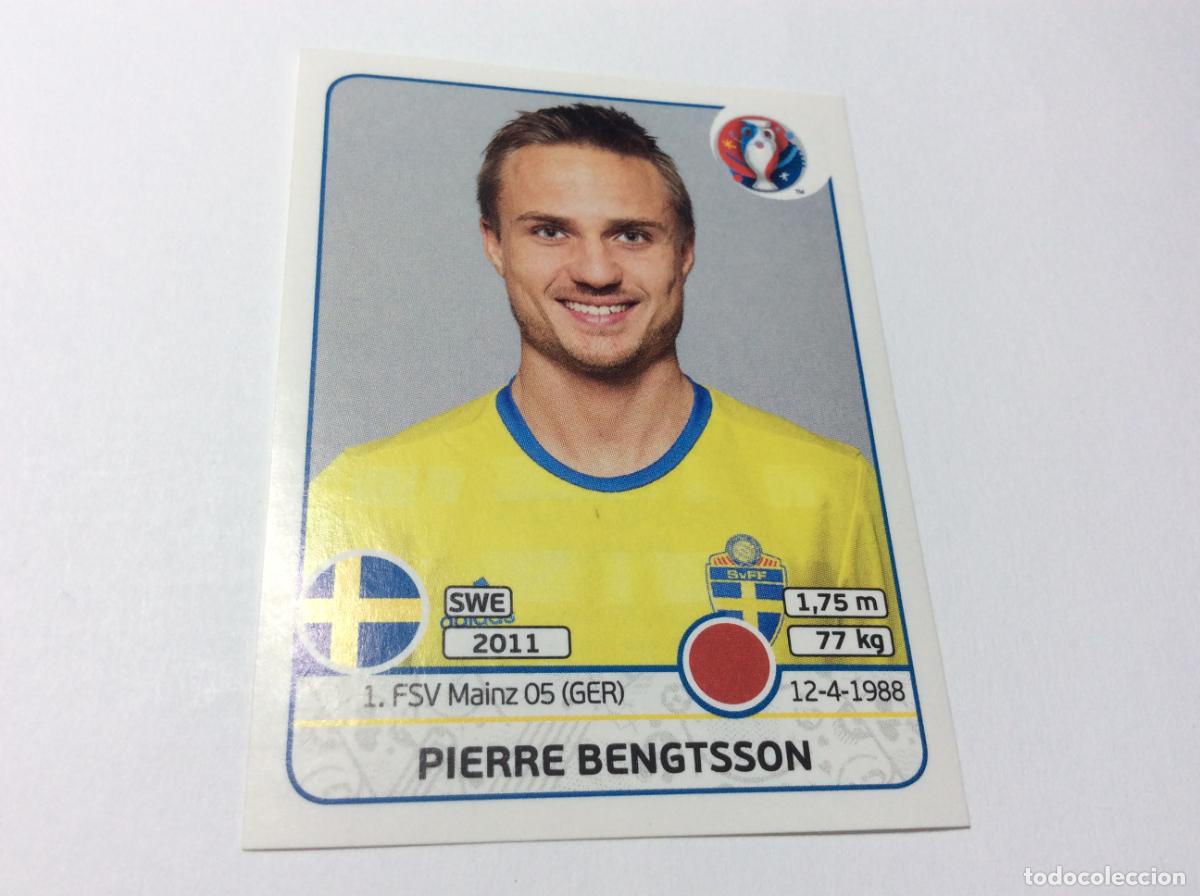 Cromos de F&uacute;tbol: 551 Pierre Bengtsson Suecia UEFA EURO 2016 PANINI