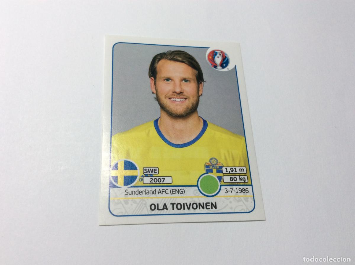 Cromos de F&uacute;tbol: 566 Ola Toivonen Suecia UEFA EURO 2016 PANINI