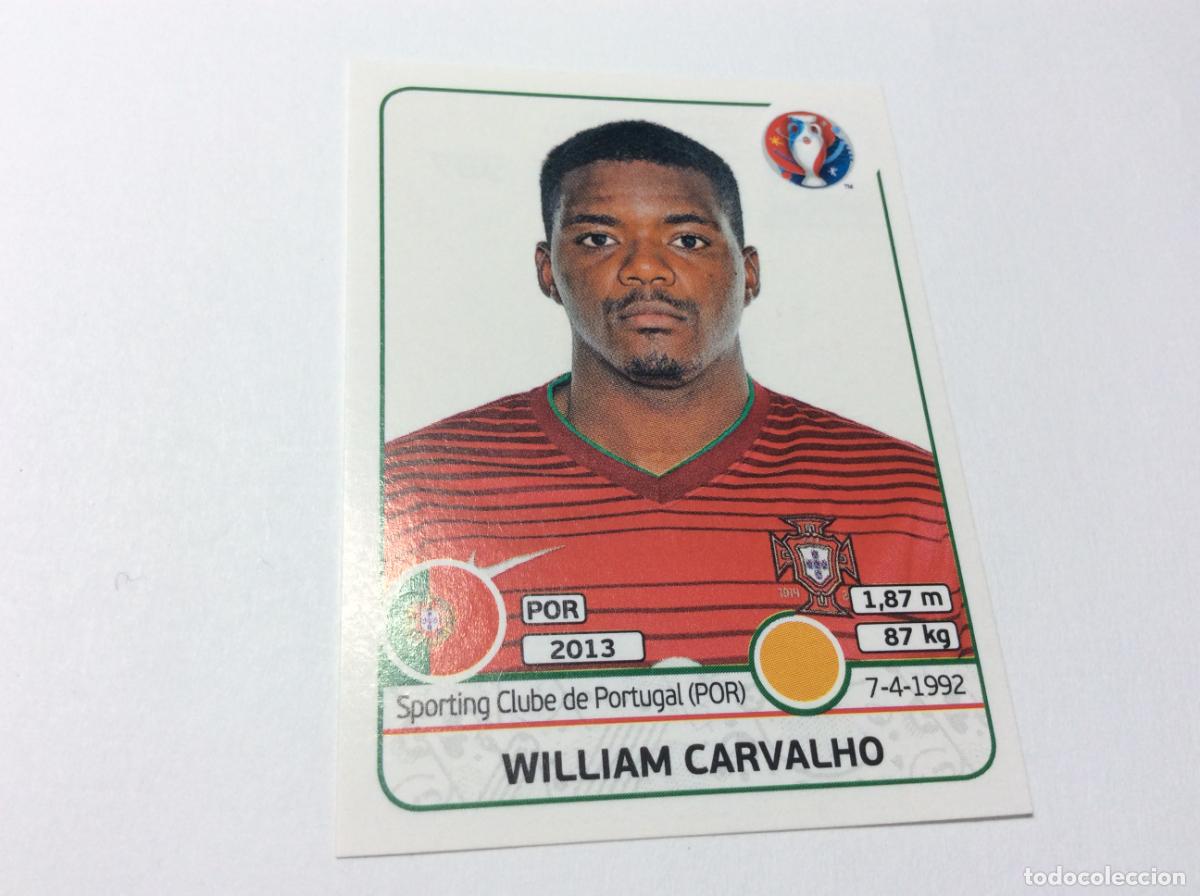 Cromos de F&uacute;tbol: 587 William Carvalho Portugal UEFA EURO 2016 PANINI