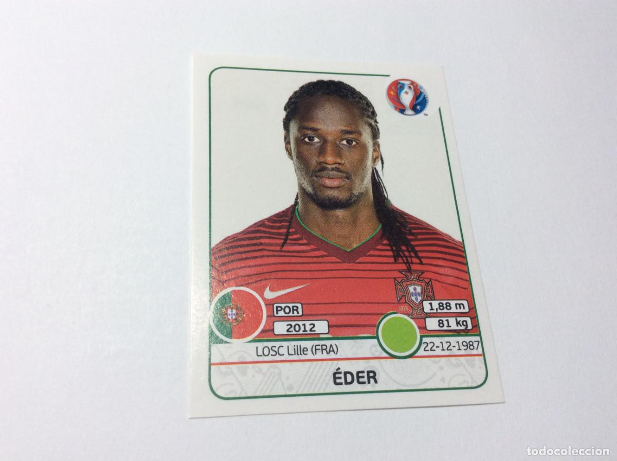 Cromos de F&uacute;tbol: 595 Eder Portugal UEFA EURO 2016 PANINI