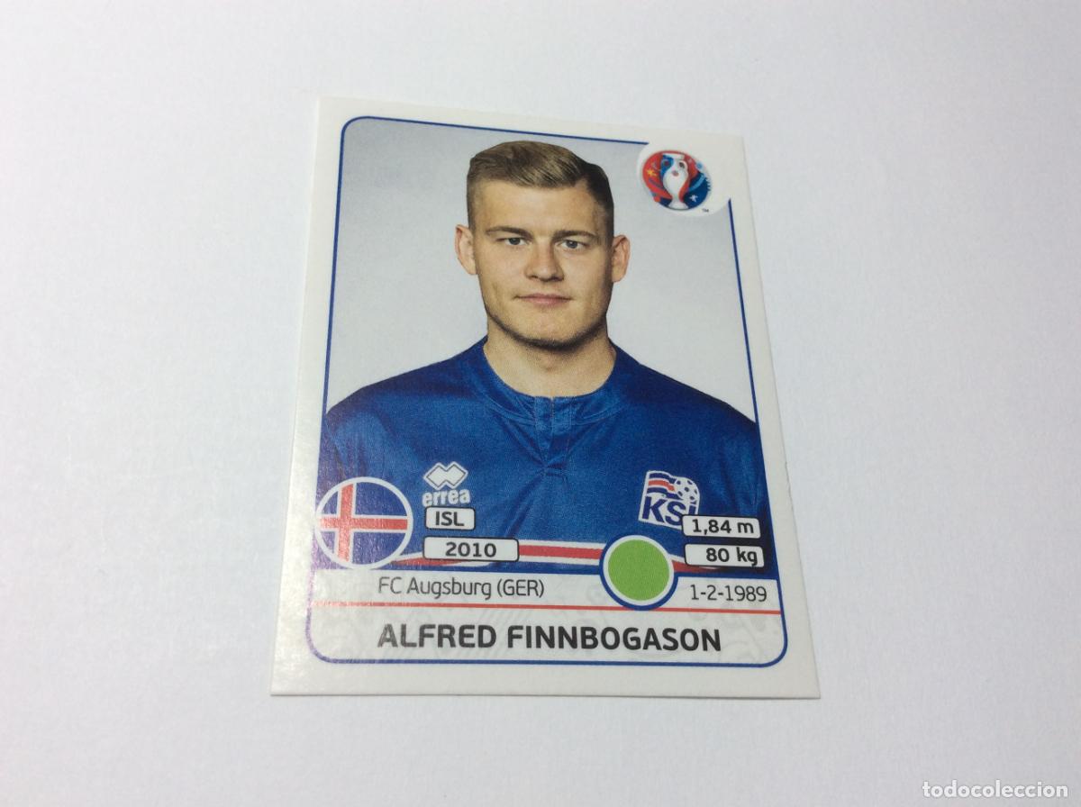 Cromos de F&uacute;tbol: 626 Alfred Finnbogason Islandia UEFA EURO 2016 PANINI