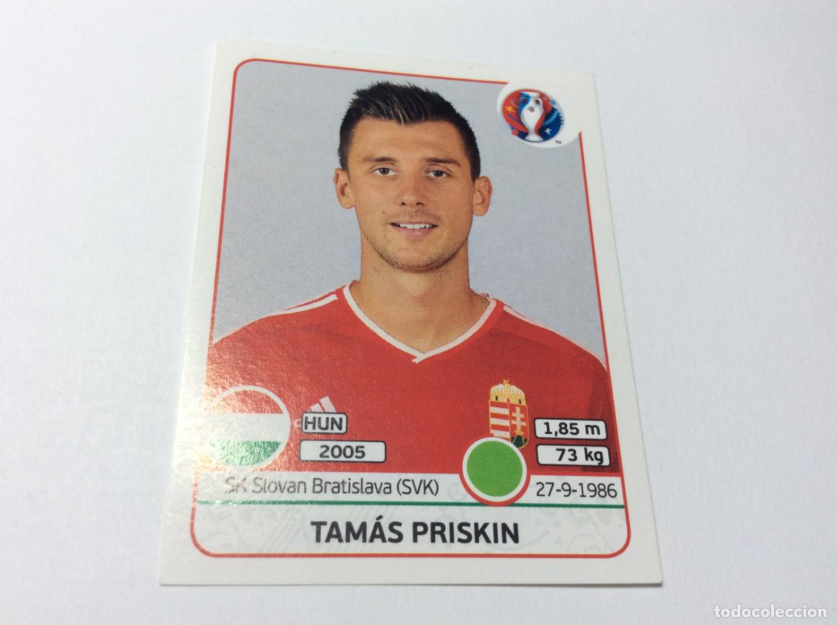 Cromos de F&uacute;tbol: 679 Tam&aacute;s Priskin Hungr&iacute;a UEFA EURO 2016 PANINI