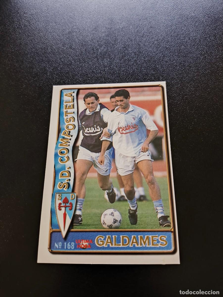 Cromos de F&uacute;tbol: 168 GALDAMES COMPOSTELA ULTIMA HORA II UH MUNDICROMO LIGA 1996 1997 96 97 NO PANINI ESTE