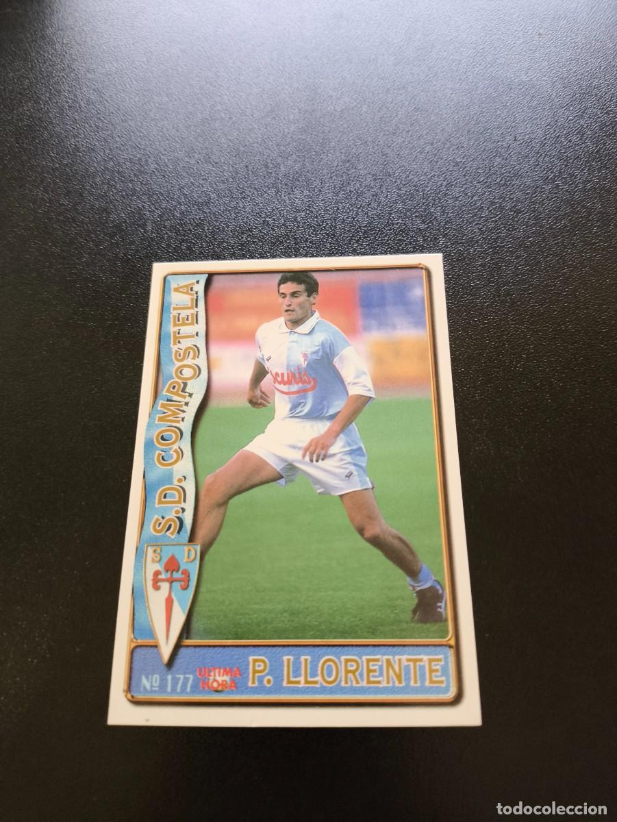 Cromos de F&uacute;tbol: 177 PACO LLORENTE COMPOSTELA ULTIMA HORA II UH MUNDICROMO LIGA 1996 1997 96 97 NO PANINI ESTE