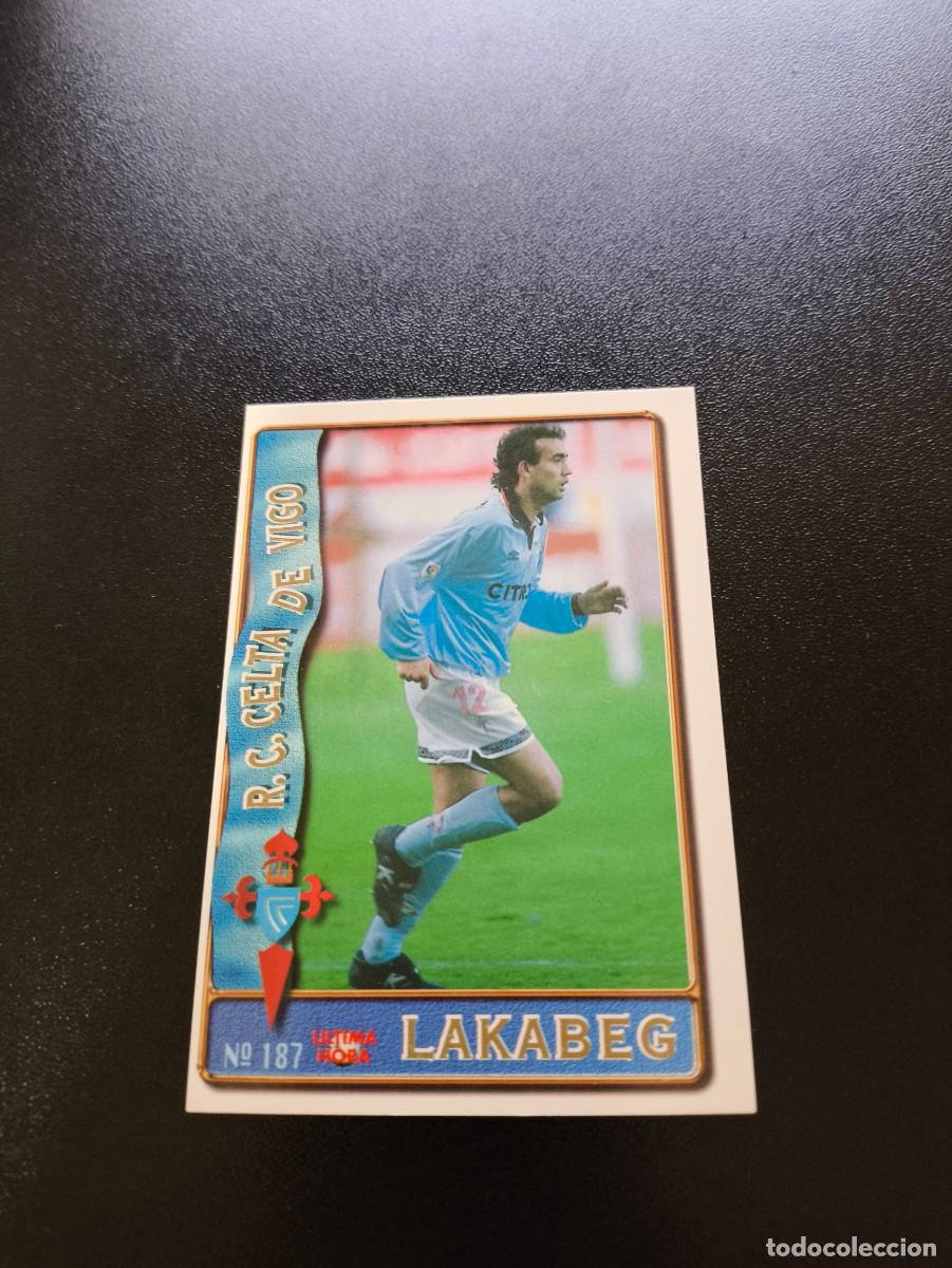 Cromos de F&uacute;tbol: 187 LAKABEG CELTA ULTIMA HORA II UH MUNDICROMO LIGA 1996 1997 96 97 NO PANINI ESTE